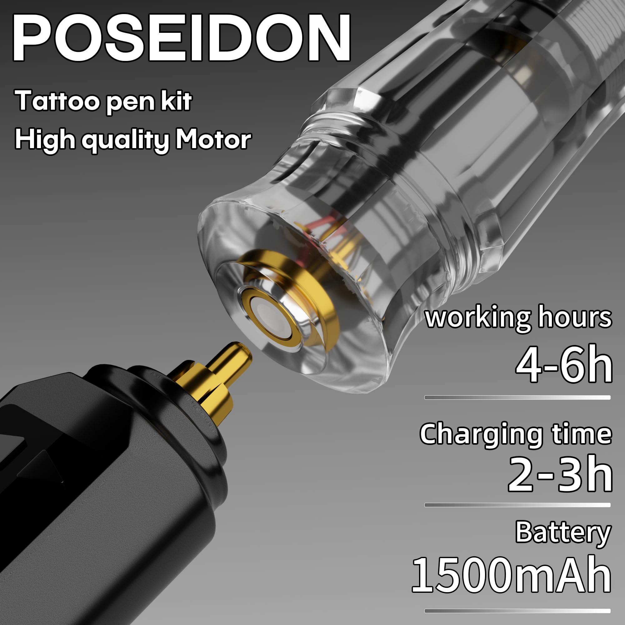 Poseidon sterilized cartridge needles ready for safe use