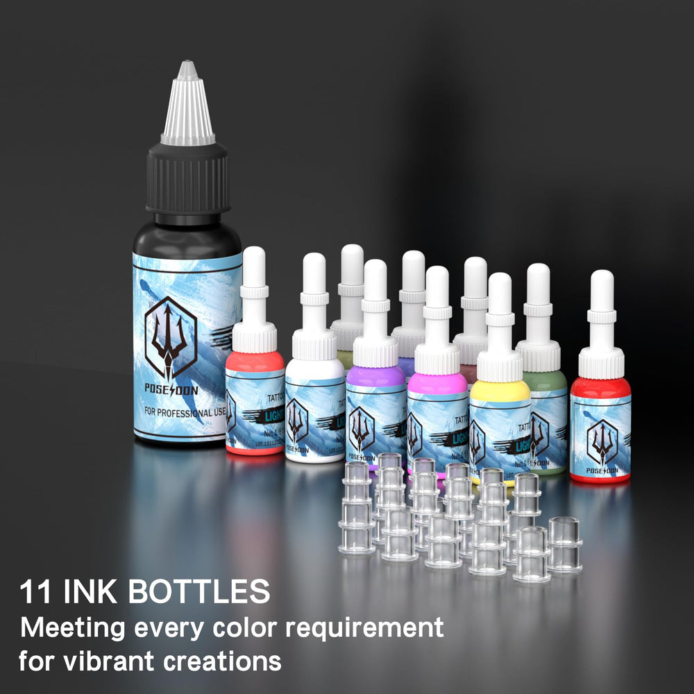 POSEIDON transfer paper helps outline designs for accurate placement.