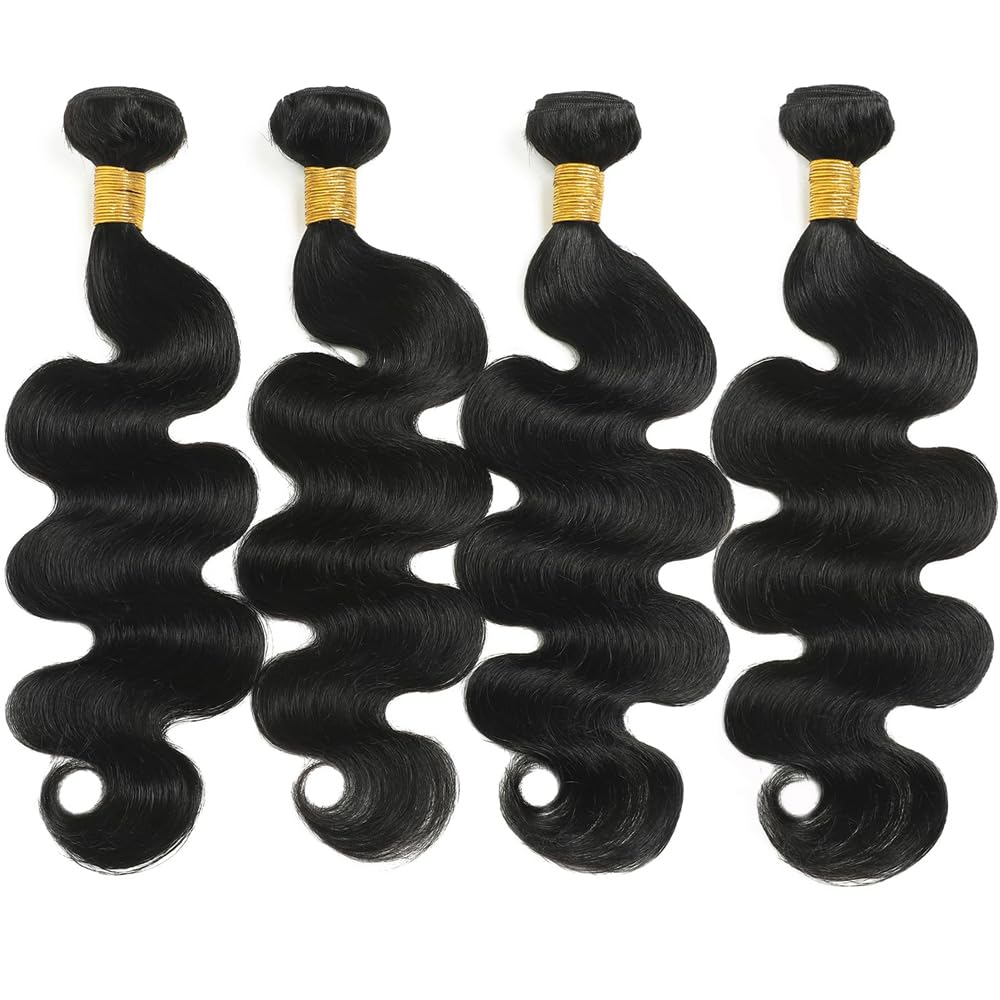 Poshbash Brazilian virgin hair with soft weft for durable styling.