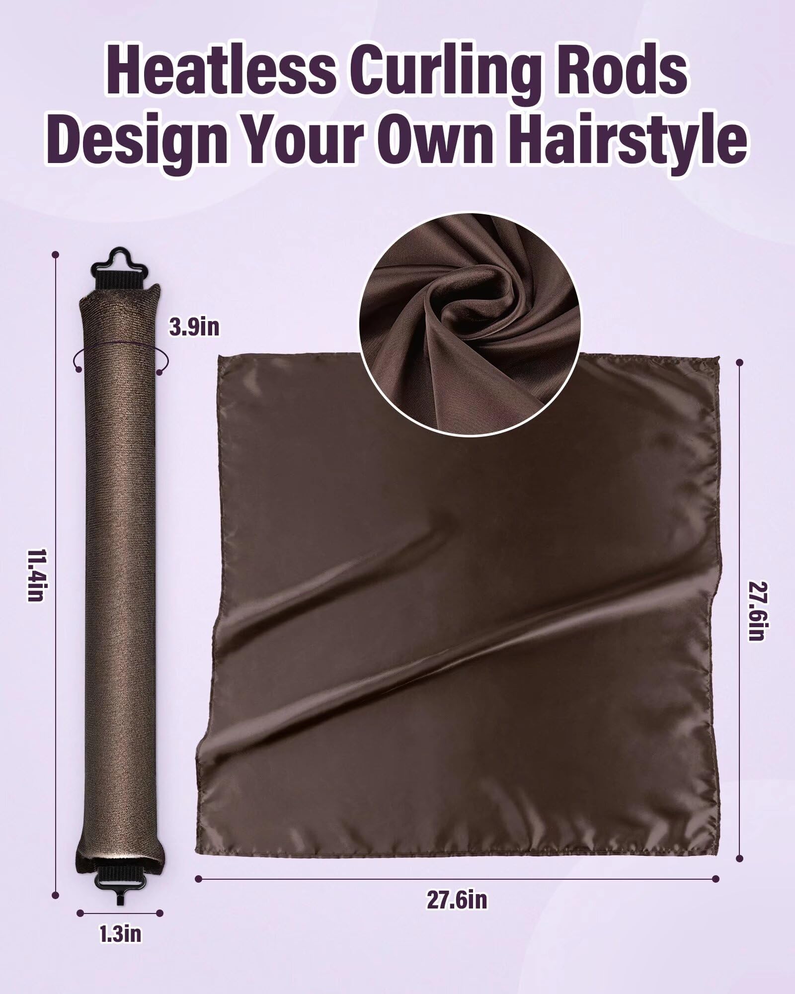 Posicurly no-heat blowout rollers protect hair while adding volume overnight