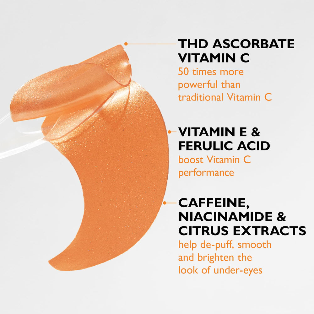 Potent-C patches dispense evenly from sachets for easy at-home use.