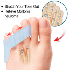 Povihome soft silicone pinky toe spacers are washable and reusable.