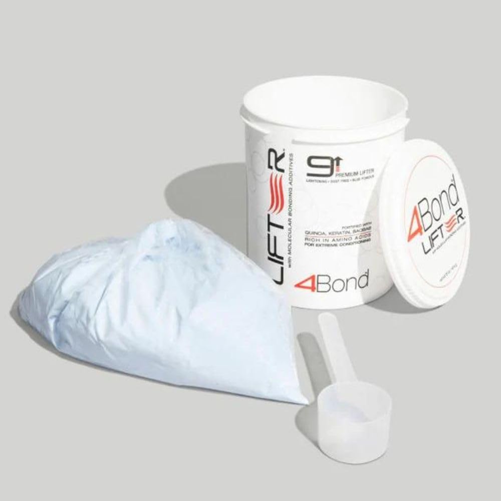 POWERTOOLS 4BOND Premium Hair Bleach Powder application steps image for efficient lightening