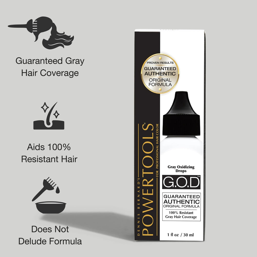 POWERTOOLS Gray Oxidizing Drops in storage scene suggests shelf-ready product