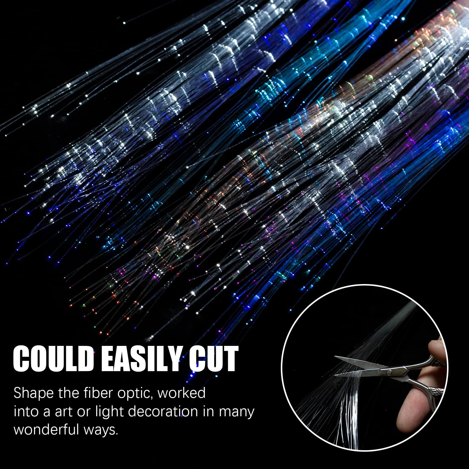 POZILAN clip con luz de mariposas para looks brillantes.