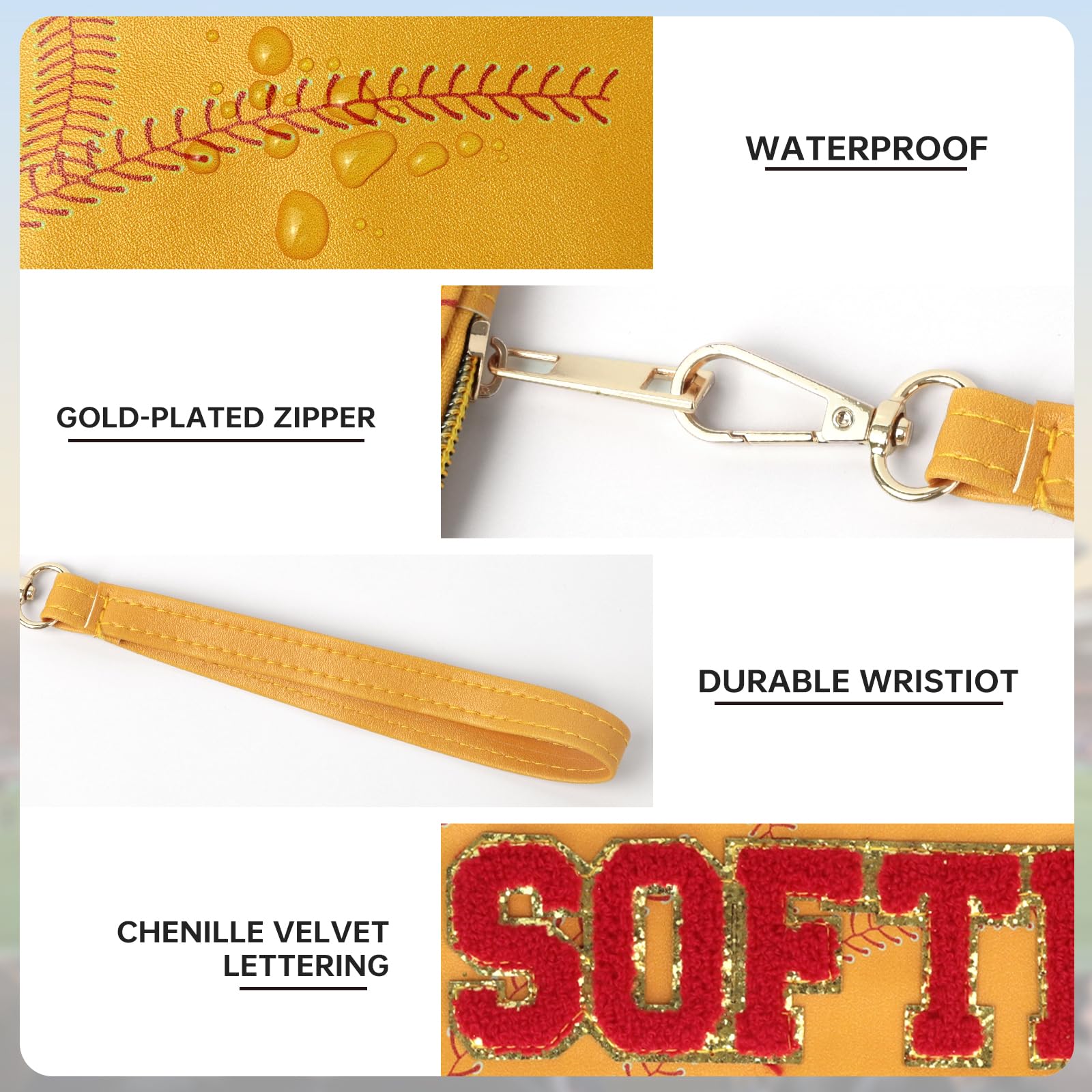 PPeen softball bag with a hand strap for portable use