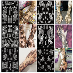 PPVWEY diseños henna para brazos, perfectos para crear arte corporal en casa