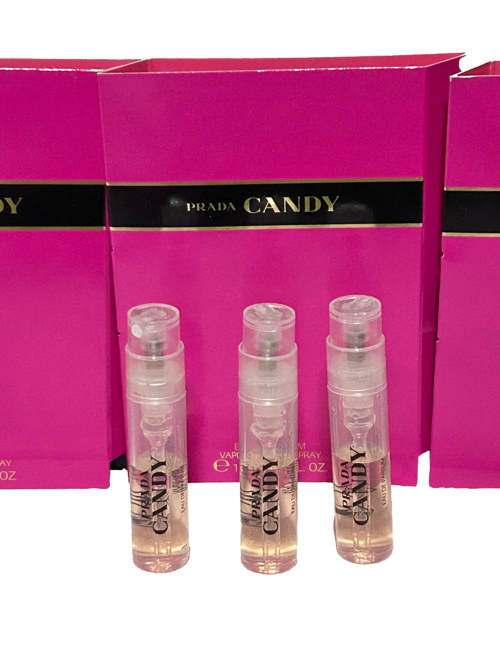 Prada Candy vial applicator, convenient access for quick discreet spritzes