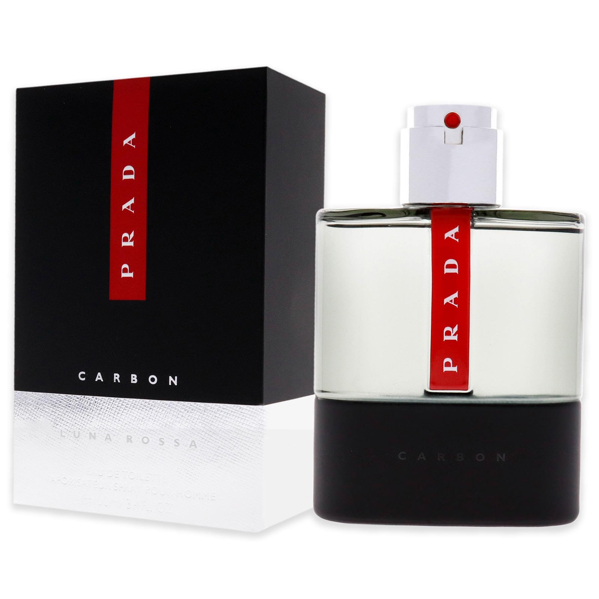 Prada Luna Rossa Carbon spray mist, ideal for daytime or evening wear