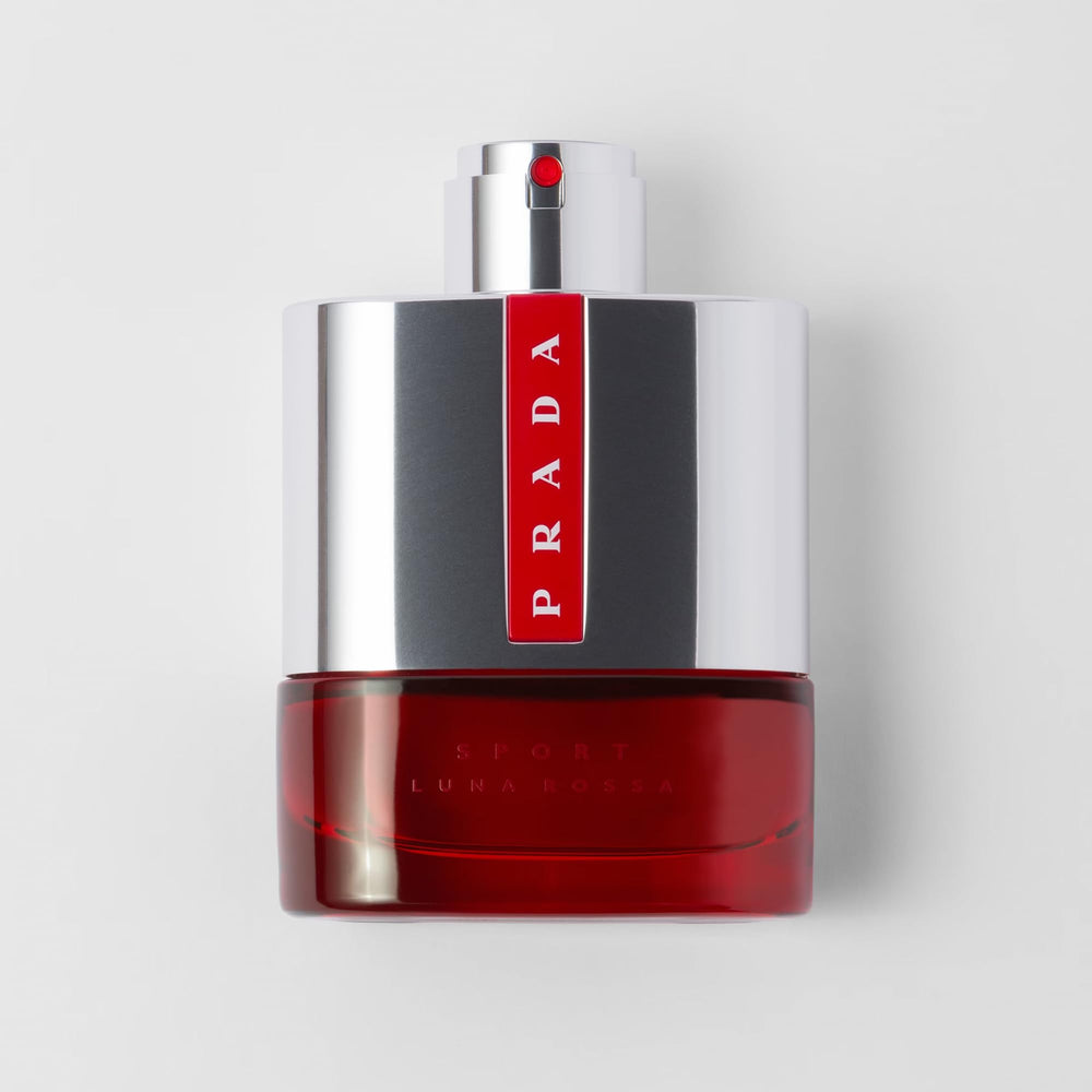 Prada Luna Rossa Sport box exterior, elegant branding for gifting or personal indulgence.