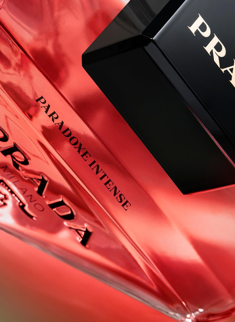 Prada Paradoxe Intense packaging box with refined presentation.
