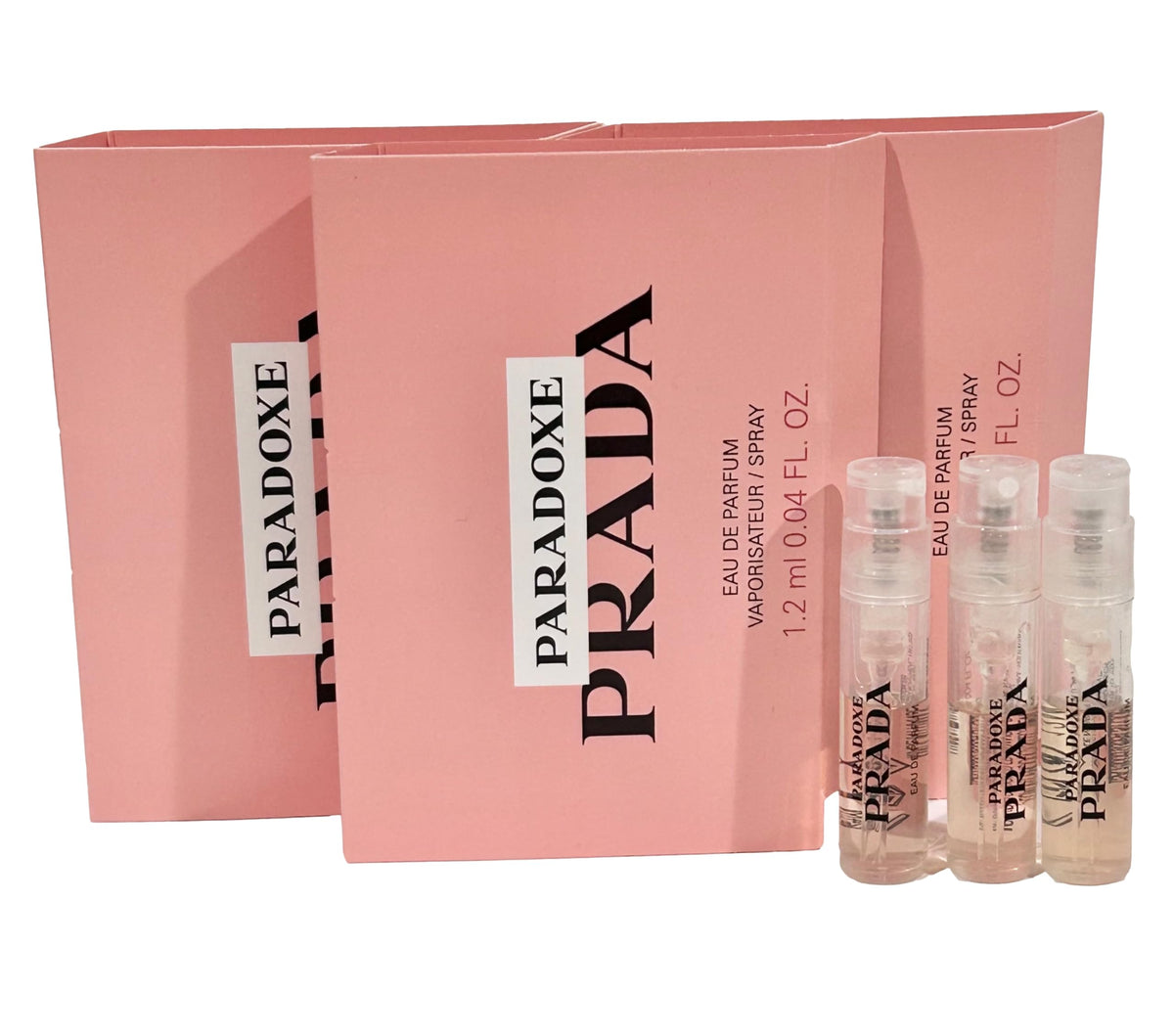 Prada PARADOXE spray vial for on-the-go elegance and subtle sillage.