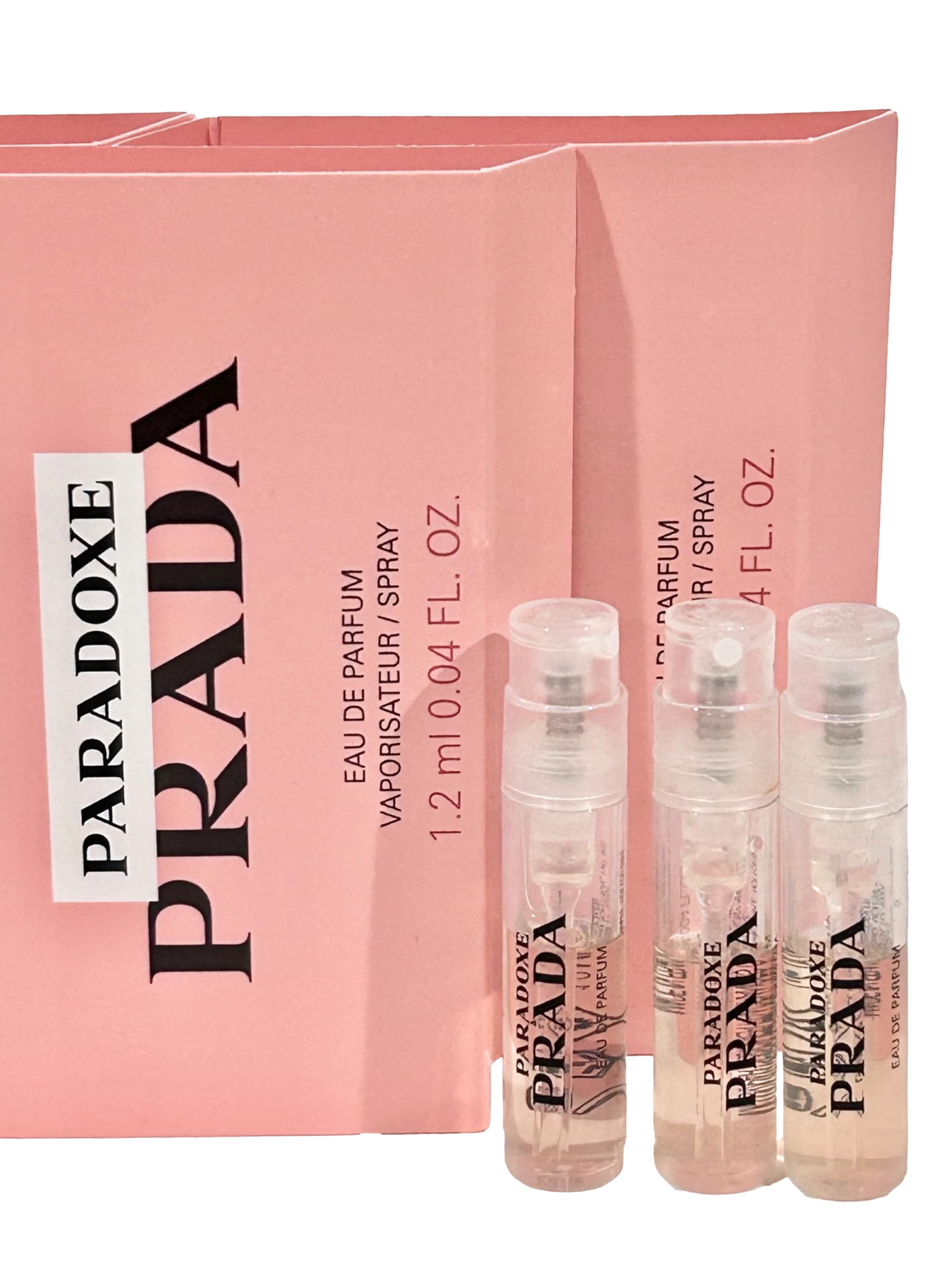 Prada PARADOXE women vial ideal for travel-size fragrance moments.