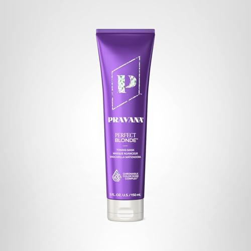 Pravana mascarilla morada para rubios, cuidado-color, protege el tono y aporta elasticidad.