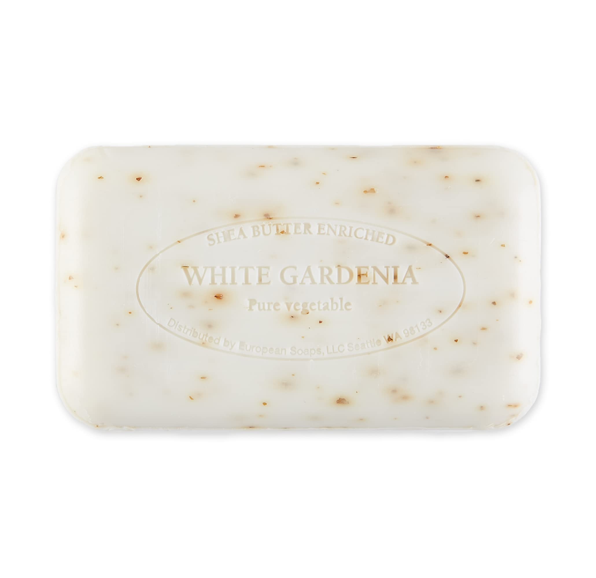 Pre de Provence barra jabón aroma Gardenia Blanca, textura suave para pieles sensibles.