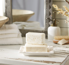 Pre de Provence barra jabón artesanal, exfoliante suave para piel más luminosa.