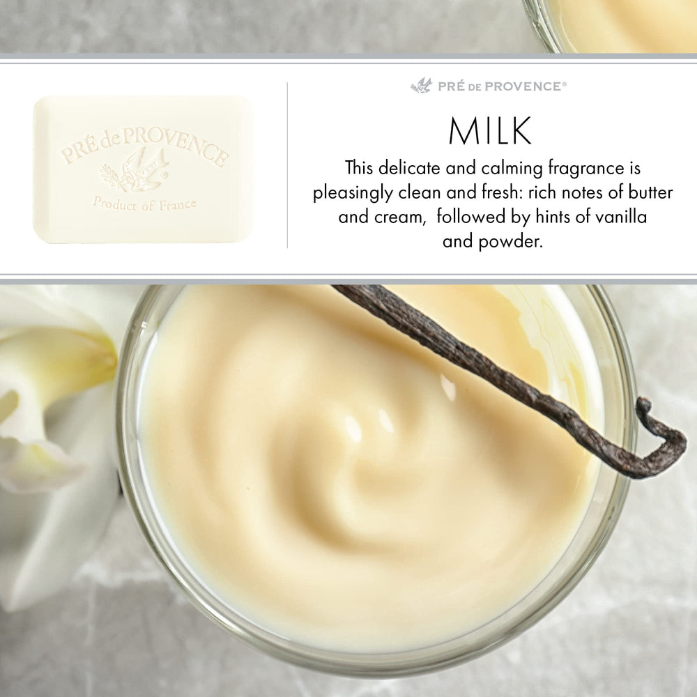 Pre de Provence soap enriched with organic shea butter for nourished skin