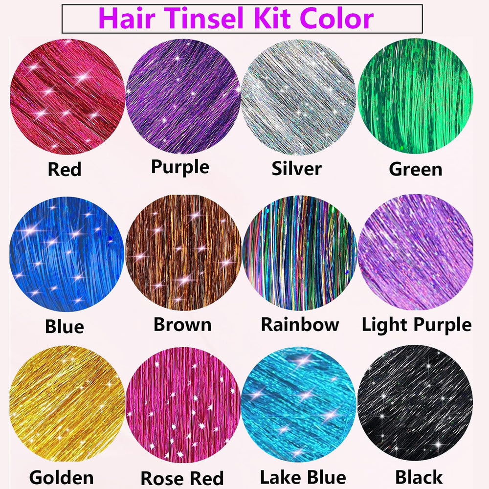 Prehot Hair Tinsel heat-resistant fibers ensure safe use with heat tools