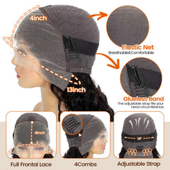 PREMAY wig with bleached knots for realistic scalp look