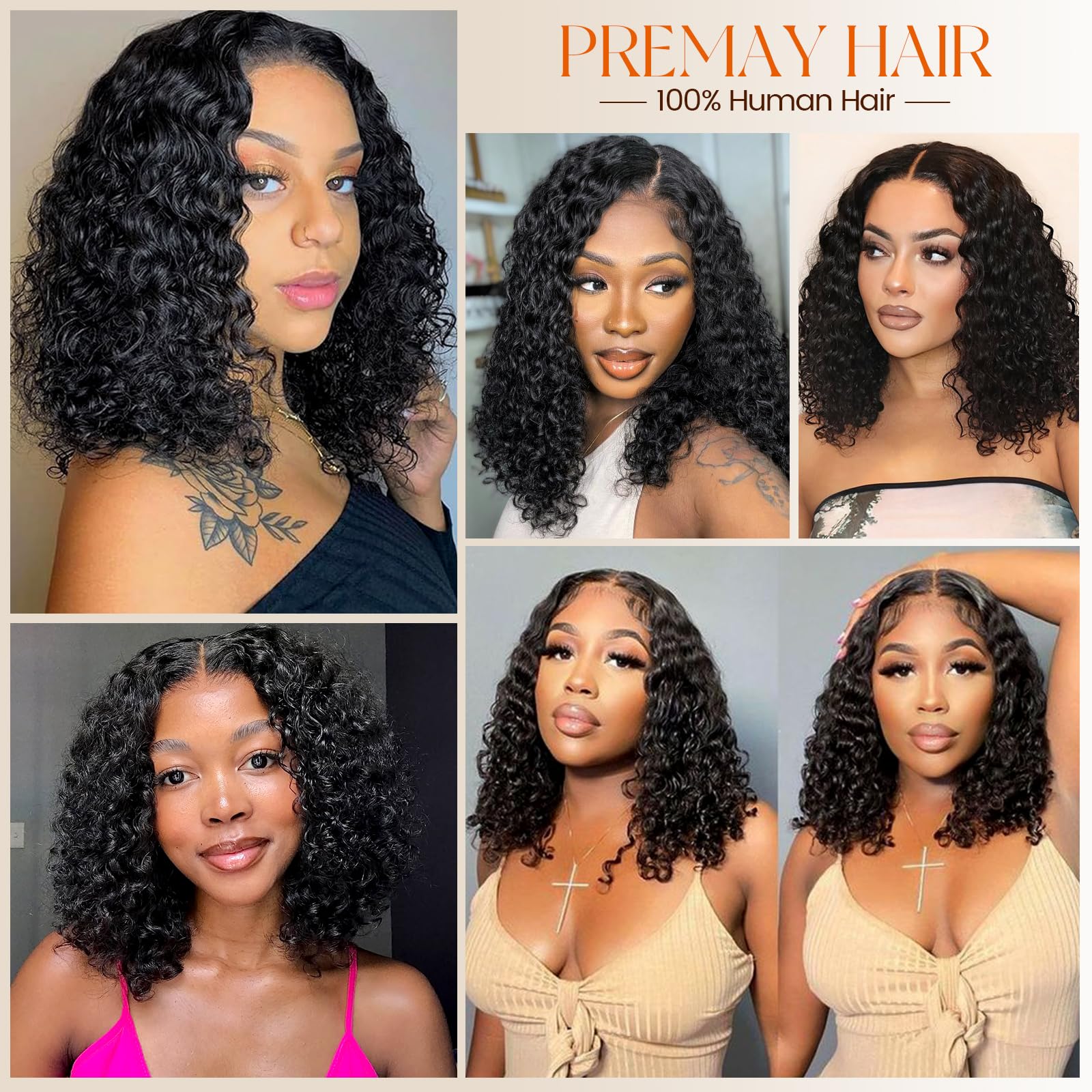 PREMAY natural-looking hairline for daily wear or events