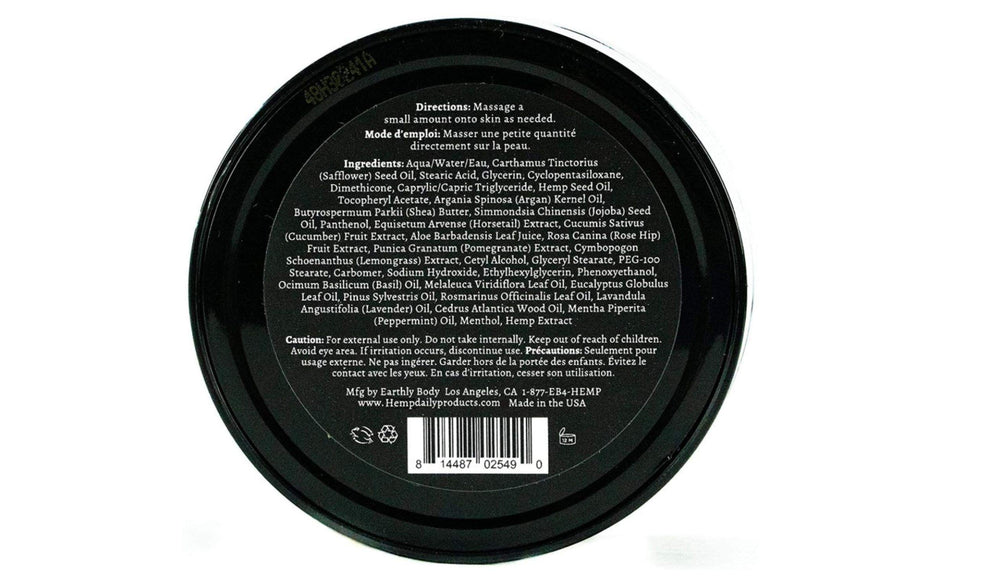 Premium Hemp Extract Daily crema para la rodilla, alivia suavemente y mejora la movilidad