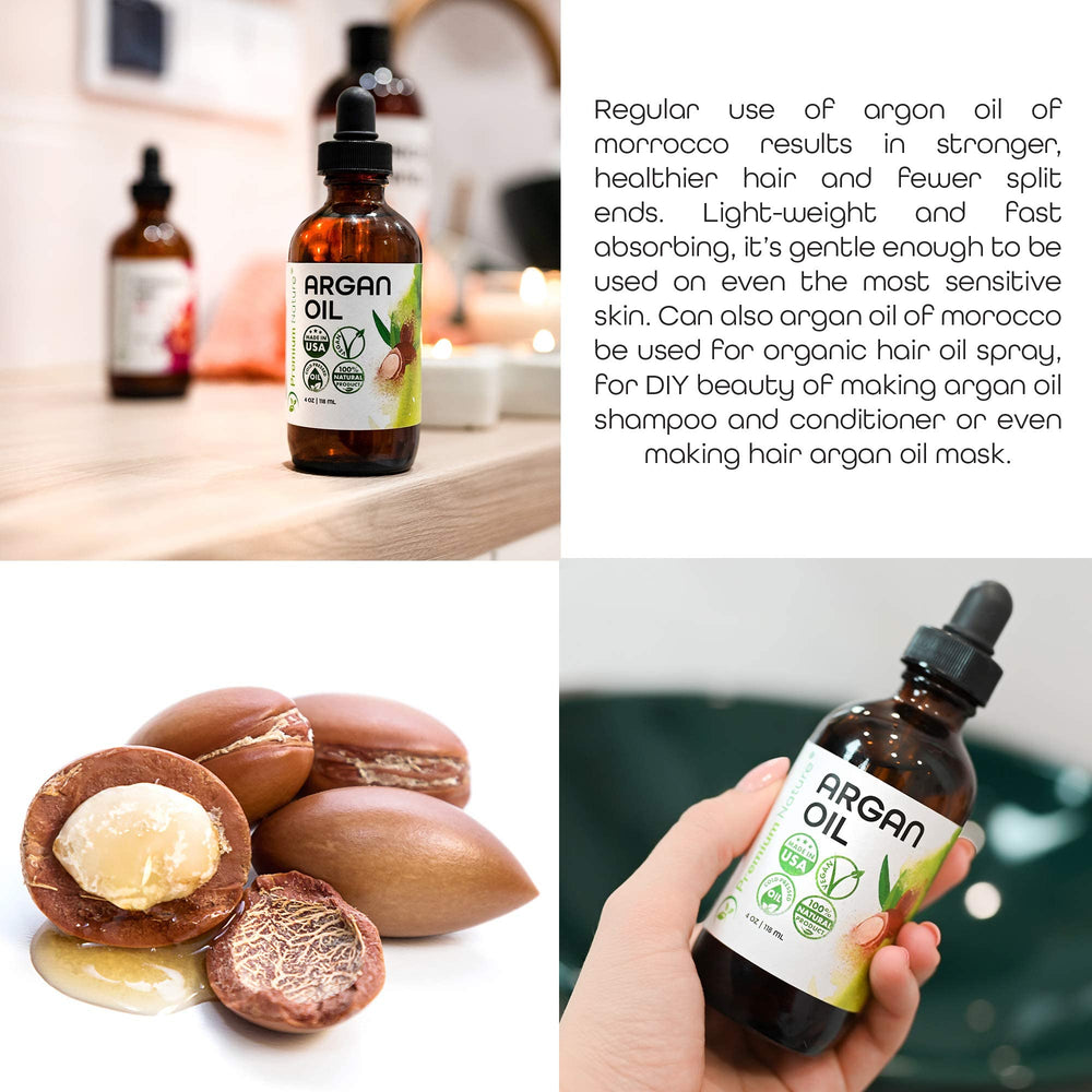 Premium Nature Aceite de Argán para piel hidratante y cuidado suave