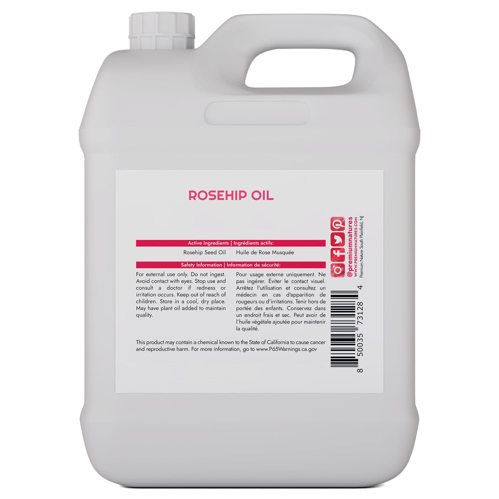 Premium Nature Rosehip Seed Oil in-use for face application and nourishment