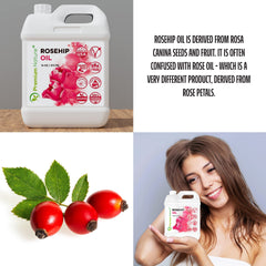 Premium Nature Rosehip Seed Oil texture swatch reveals light, fast-absorbing oil