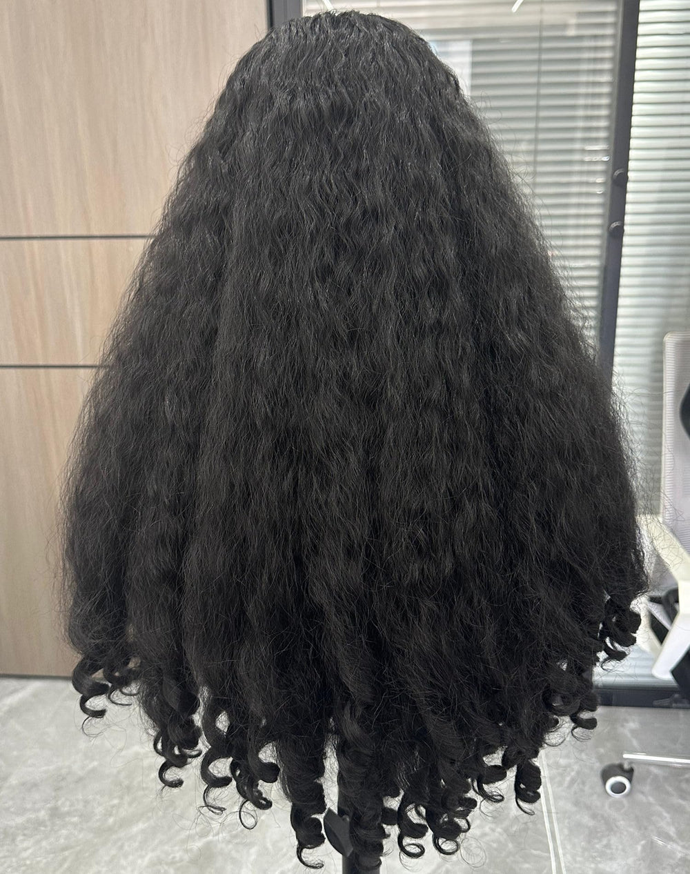 Adjustable strap system inside PREMPO wig cap for comfortable fit.