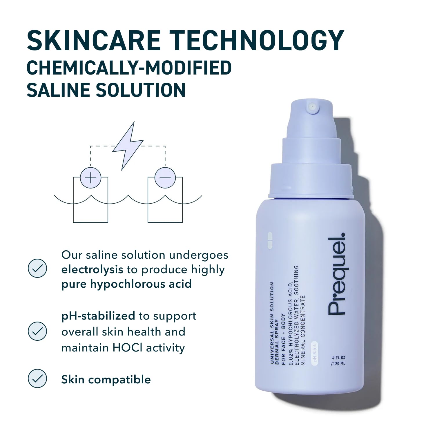 Prequel Skin envase de 4oz, ideal para viaje