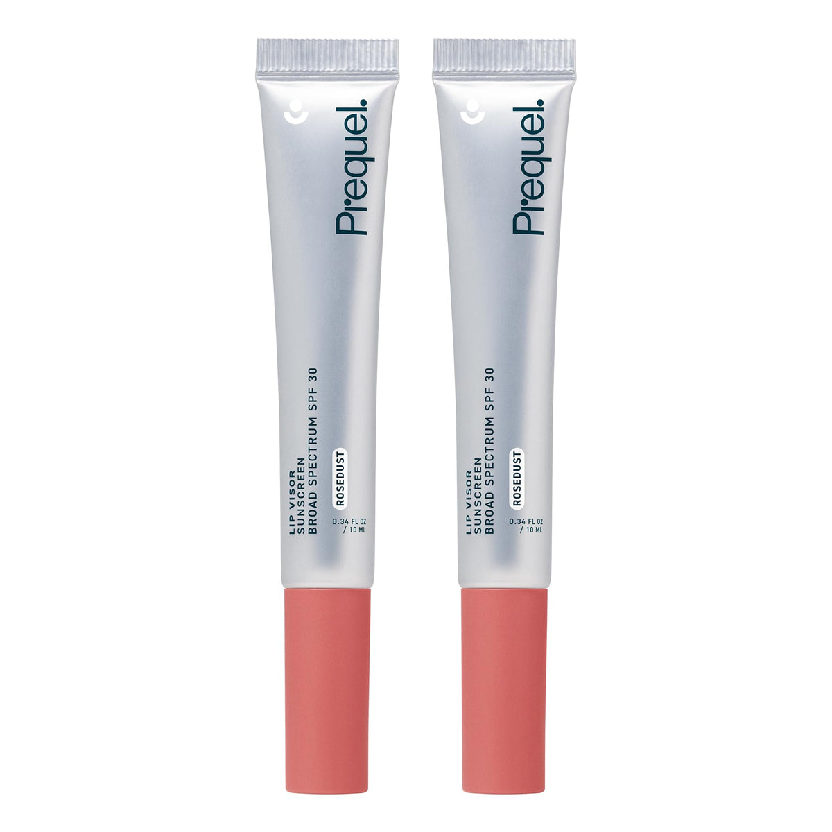 Prequel Skin Lip Visor in Rosedust rosy nude swatch for daily wear with SPF 30.
