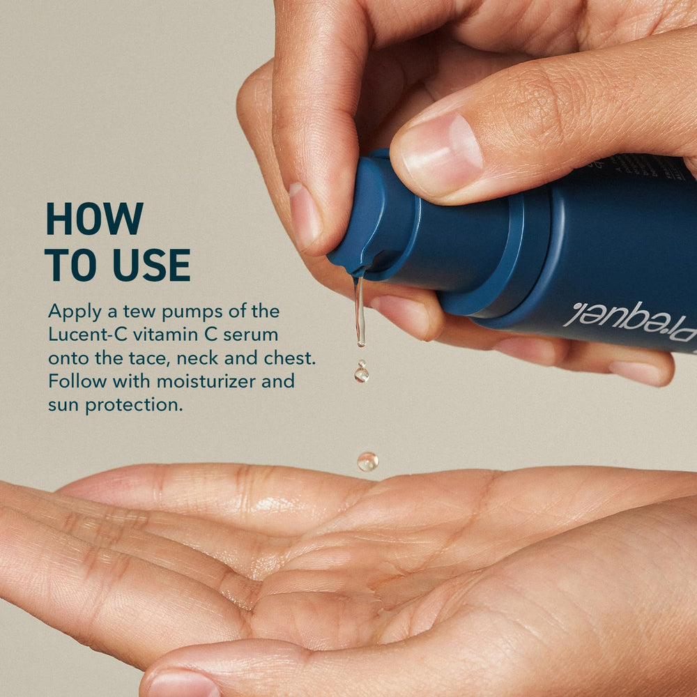 Prequel Skin Lucent-C Serum: prueba de parche recomendada antes de usar.