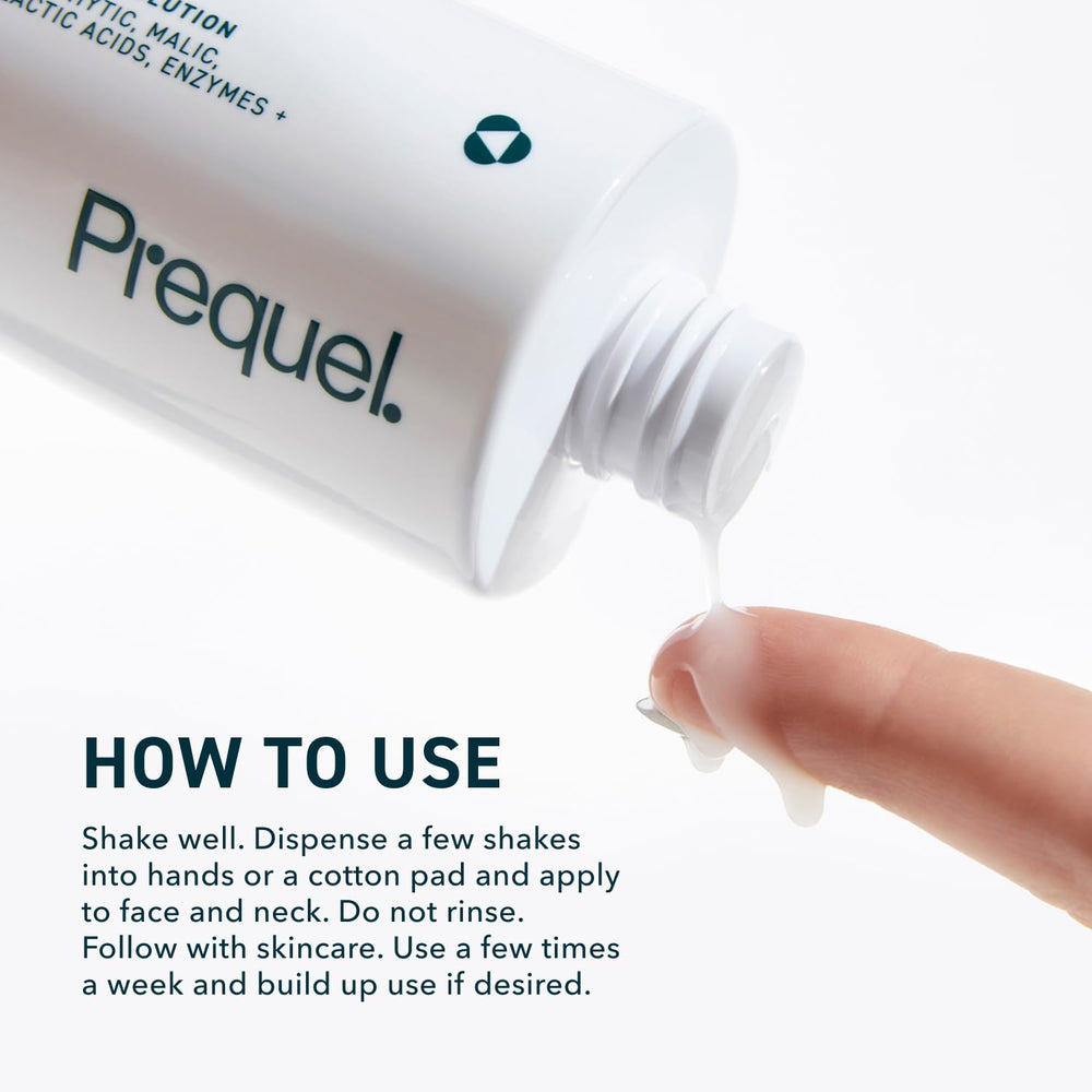 Packaging box and bottle of Prequel Skin Multi-Acid Milk Peel on shelf