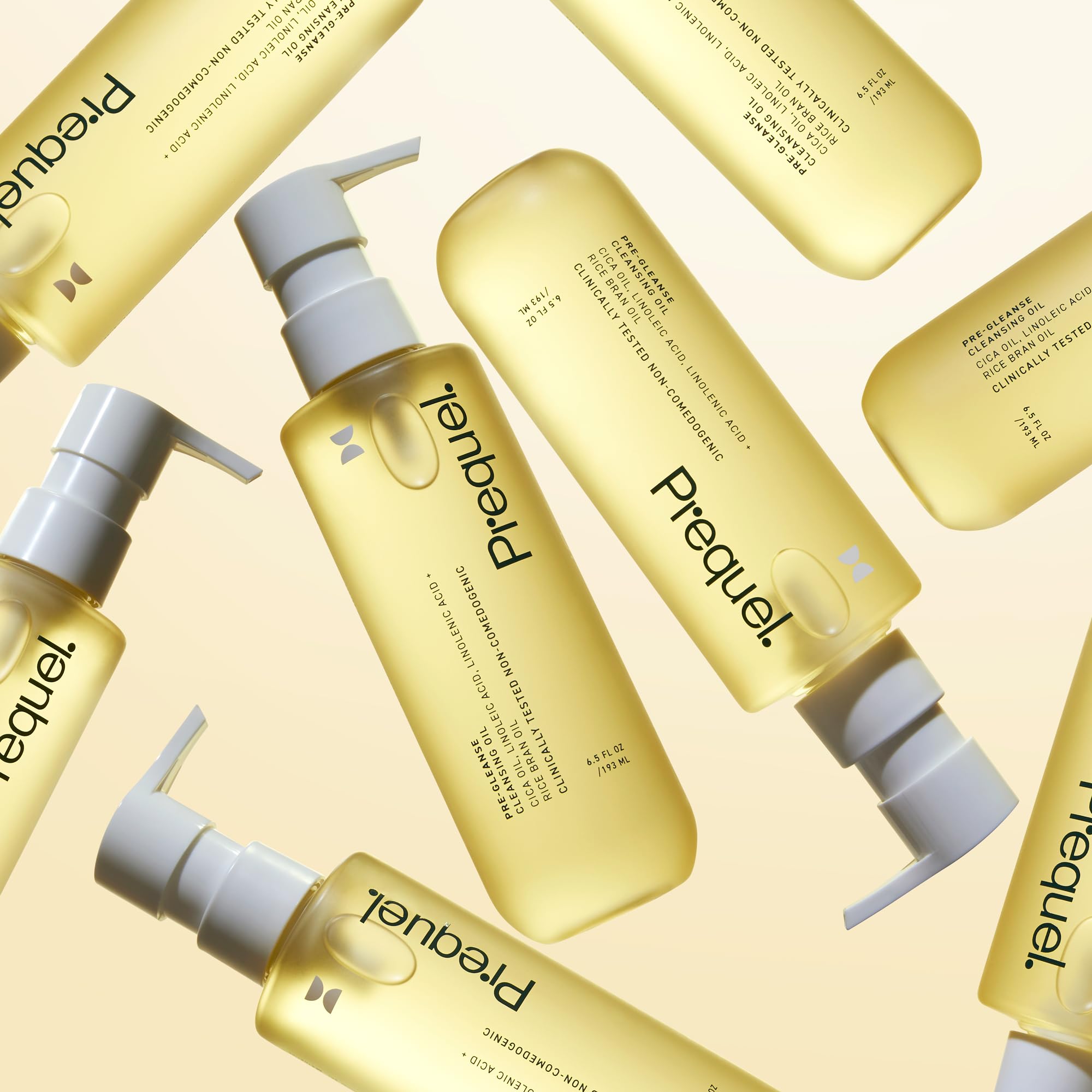 Prequel Skin Pre-Gleanse Oil Cleanser 6.5oz pump bottle for daily use