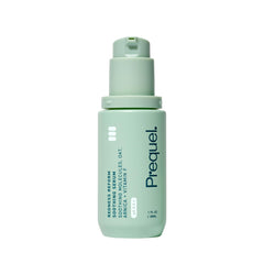 Prequel Skin Redness Reform bottle shows soothing serum for redness-prone skin.