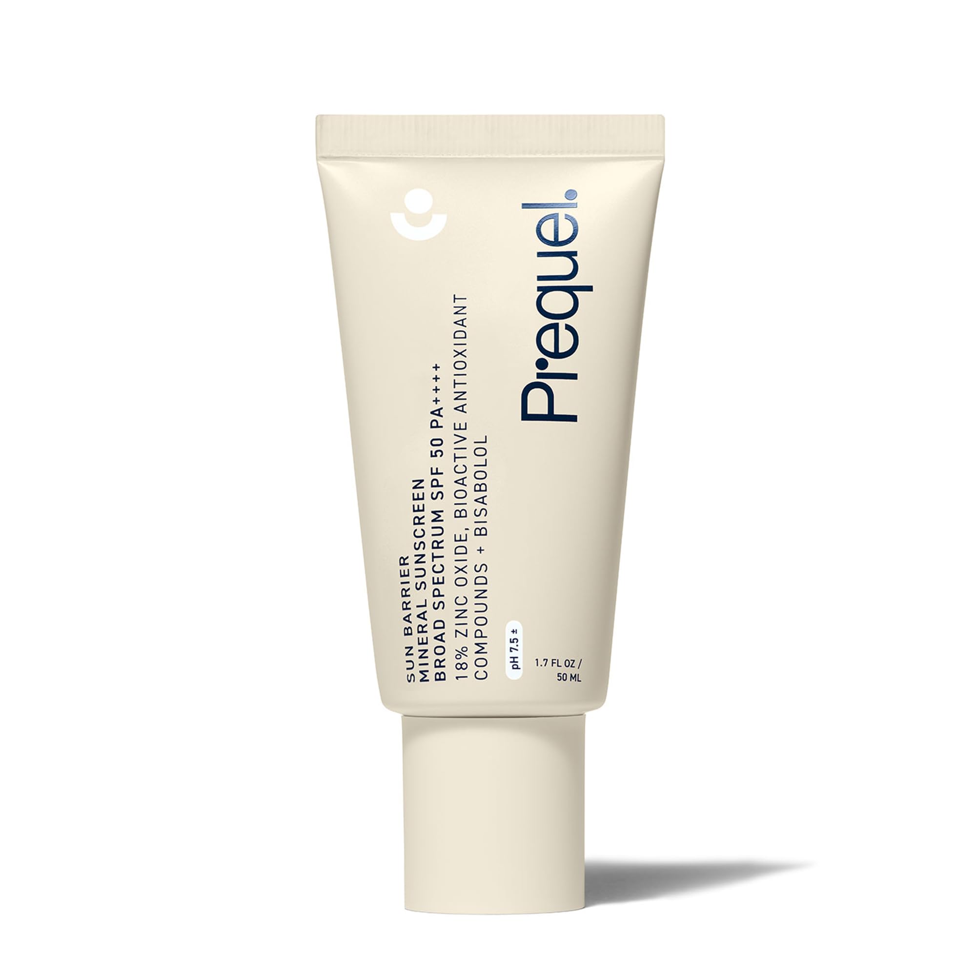 Prequel Skin Sun Barrier bottle front for daily UV protection.