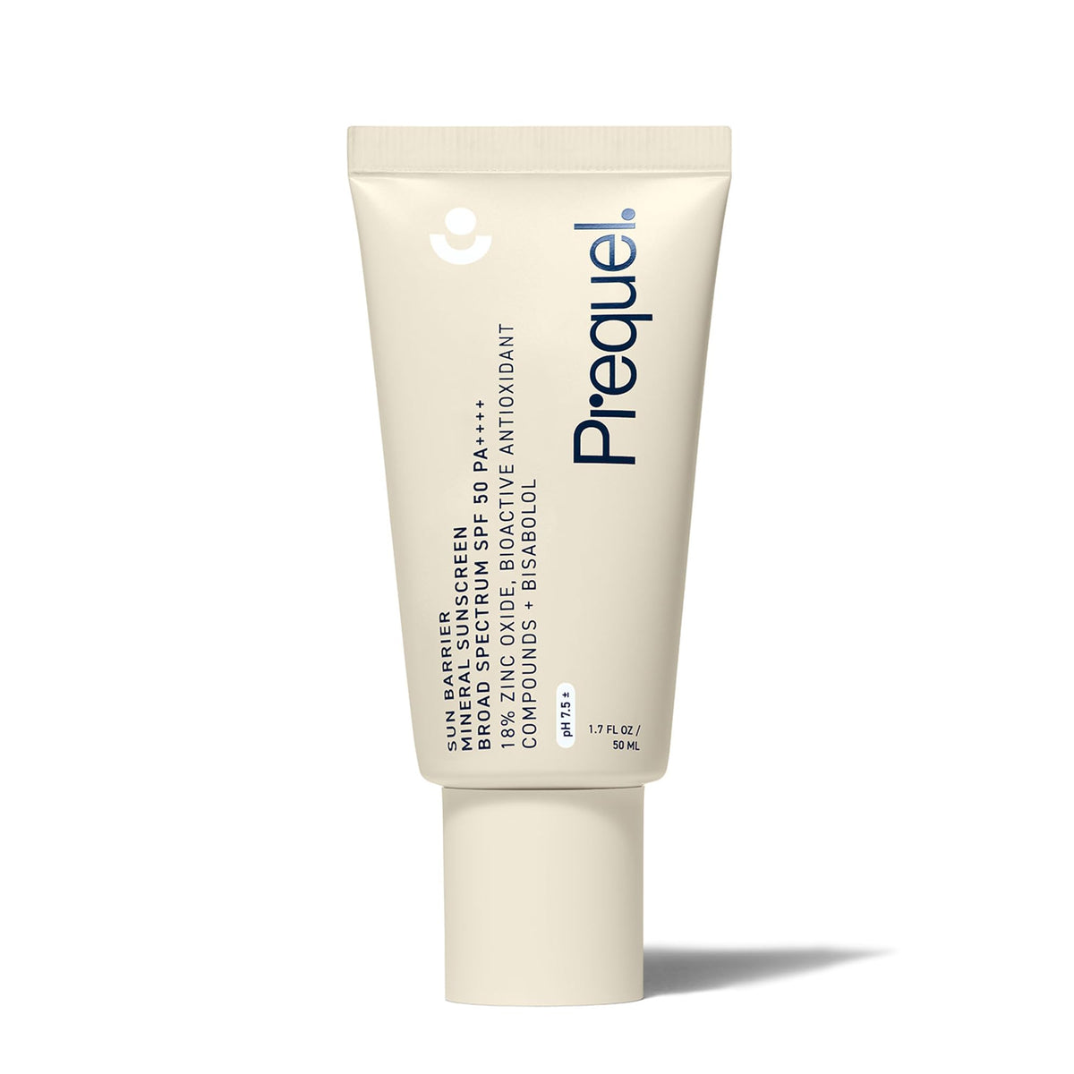 Prequel Skin Sun Barrier bottle front for daily UV protection.