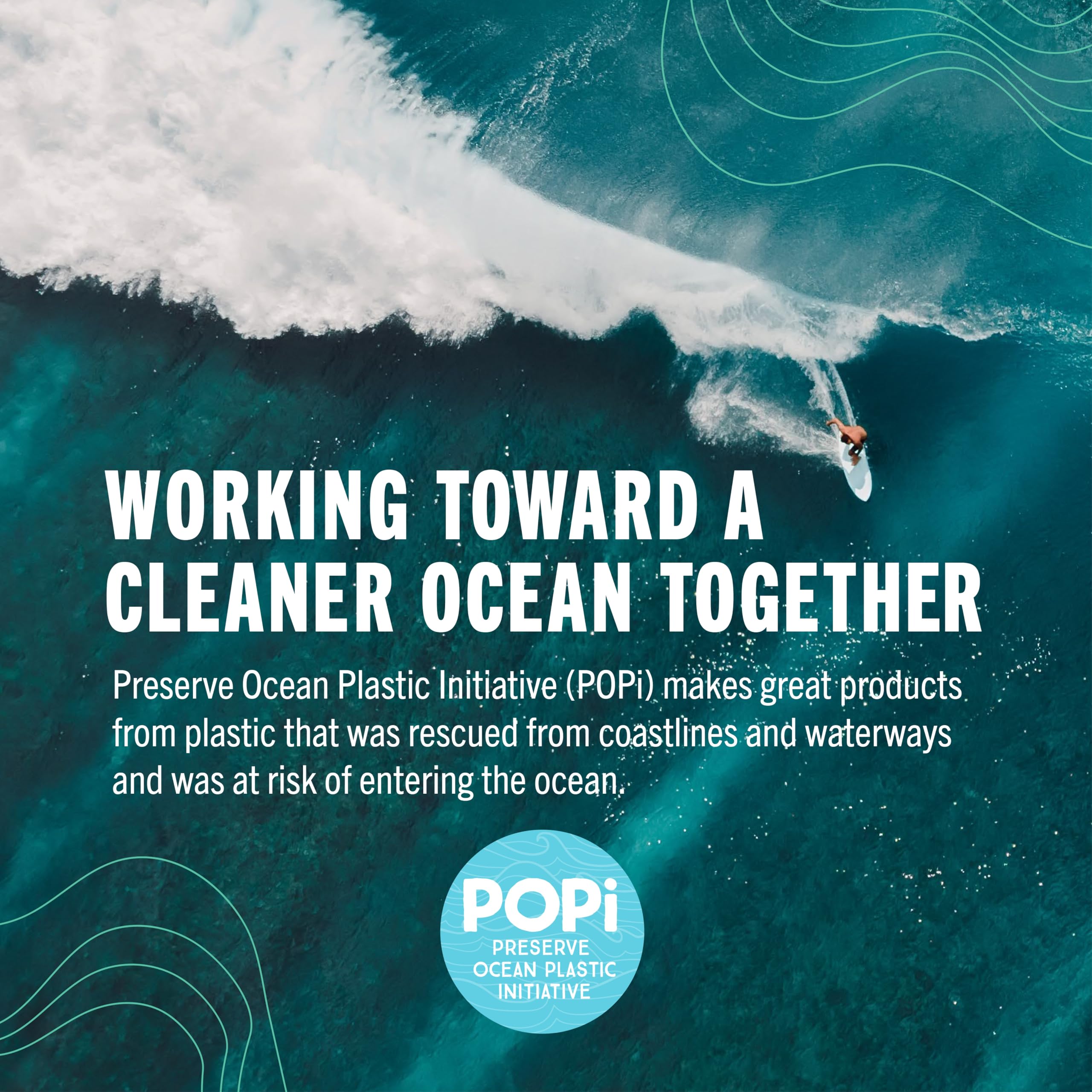 Preserve POPi climate label certified logo on the product.