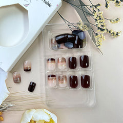 Conjunto de 24 uñas y accesorios para manicura rápida