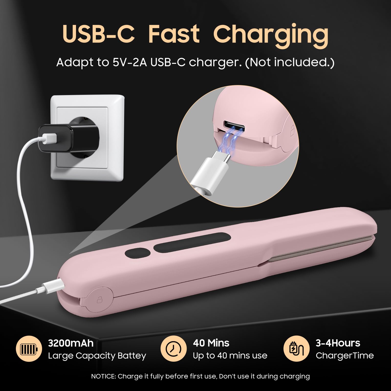 Prettrans 2-in-1 straightener and curler for straight, curl, and waves