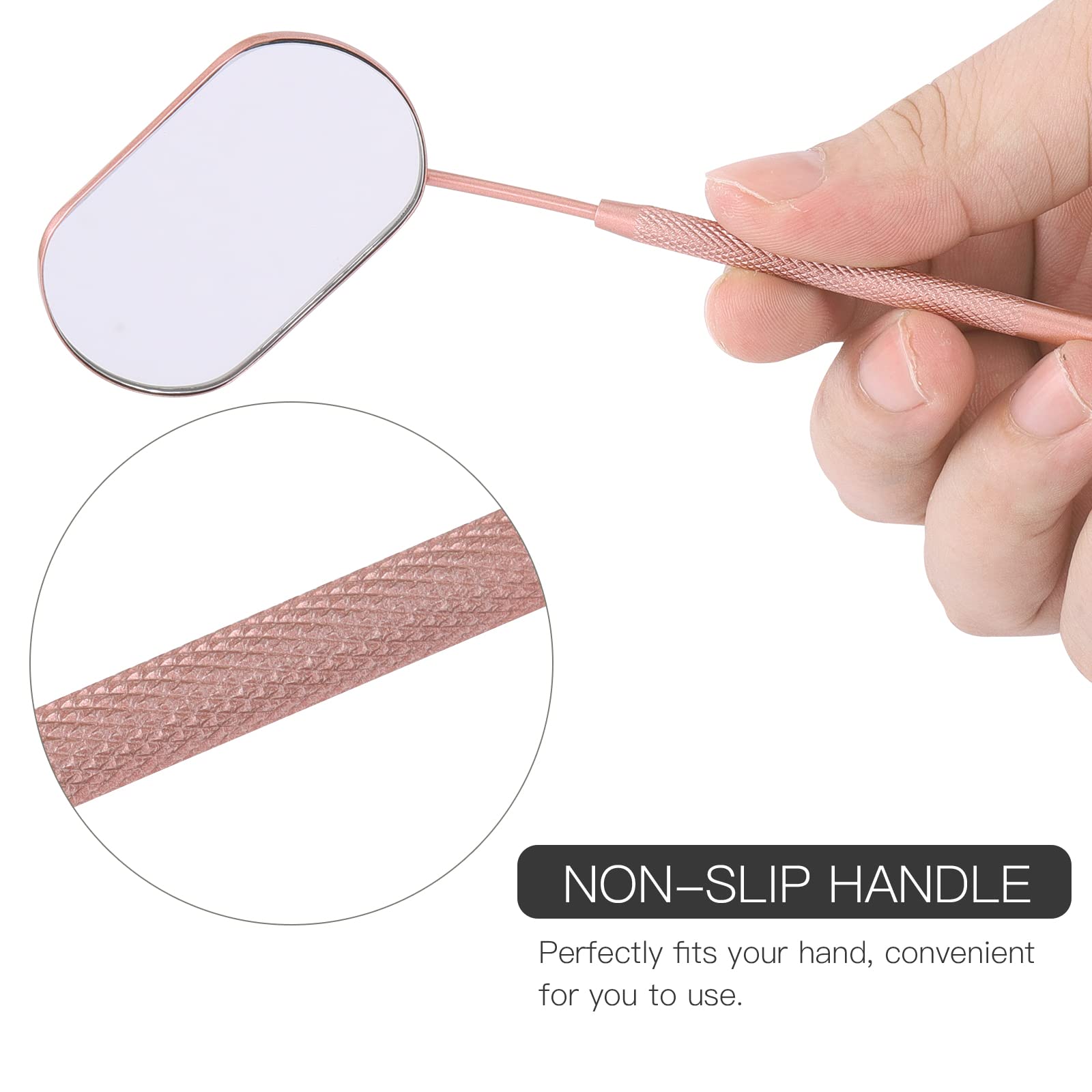 Pretty Memory compact travel lash mirror fits neatly into a kit bag