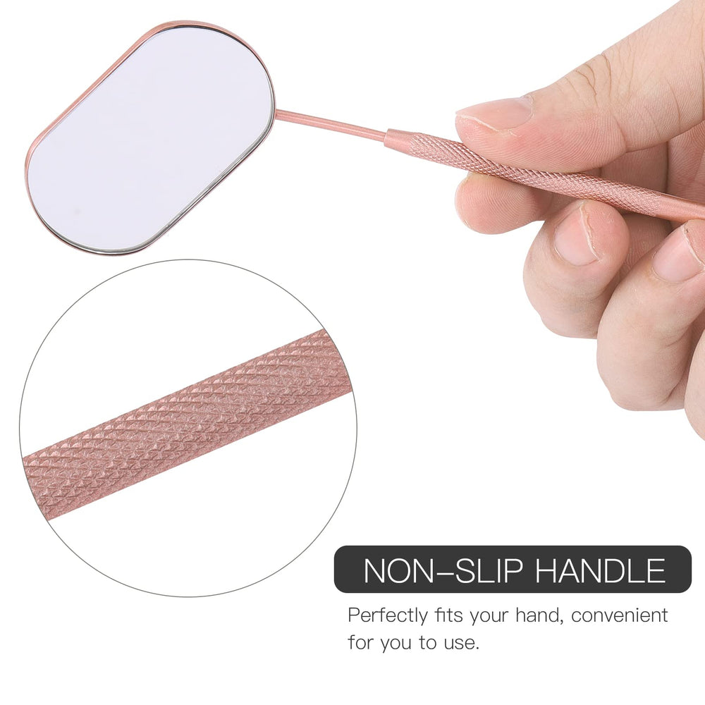 Pretty Memory compact travel lash mirror fits neatly into a kit bag