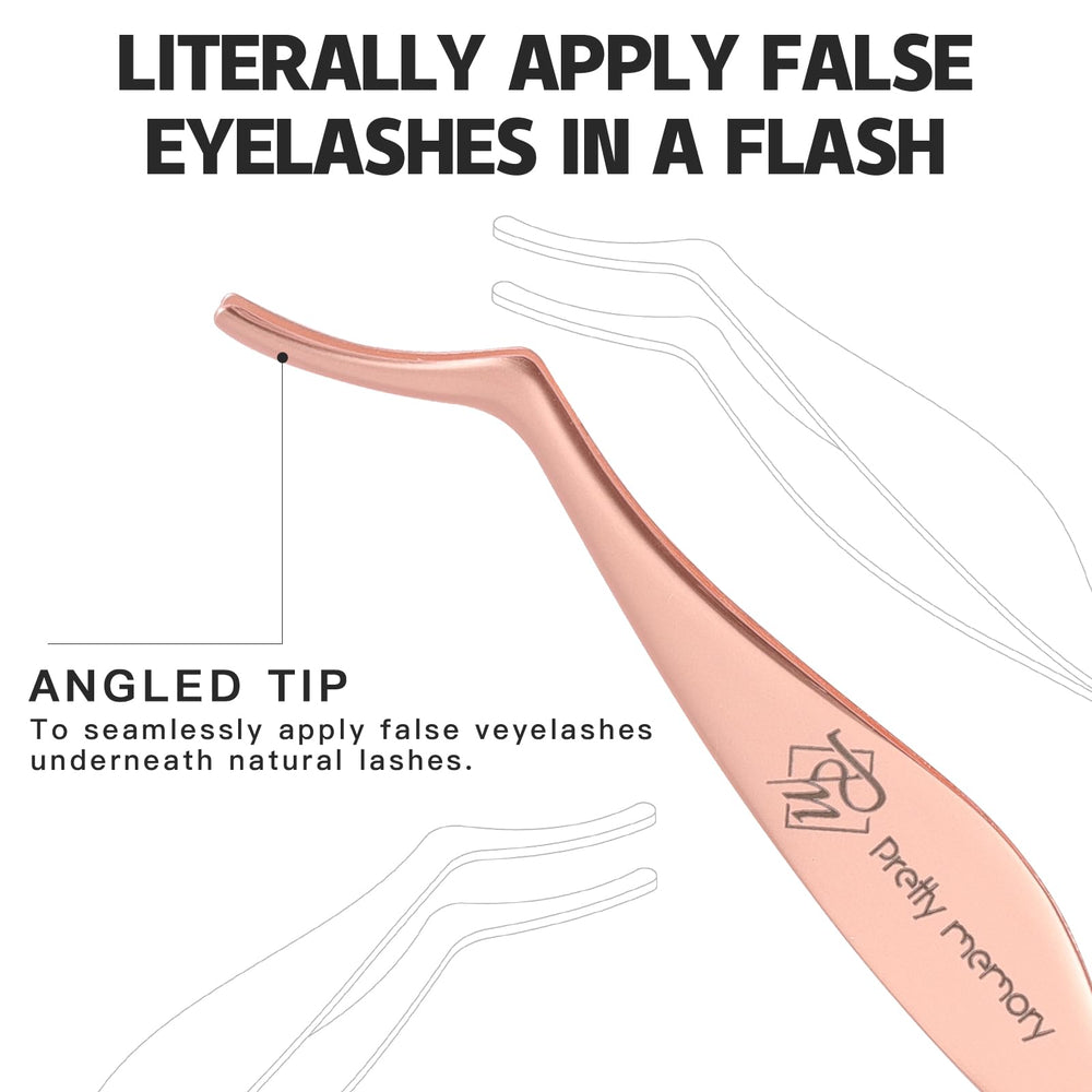 Pretty memory dovetail-design lash tool for versatile lash application and removal.
