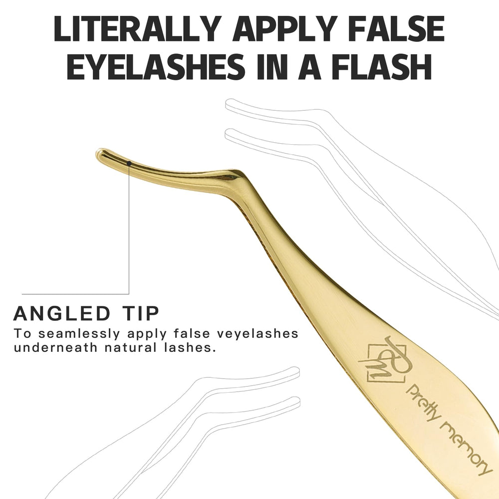 Pretty memory dovetail end lash applicator for enhanced control.