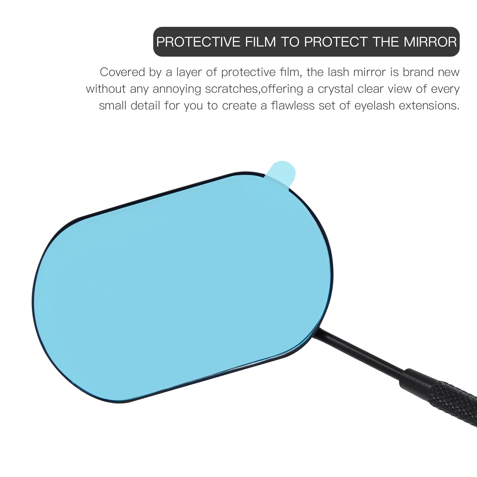Pretty memory lash tool assists technicians to observe lashes and capture photos