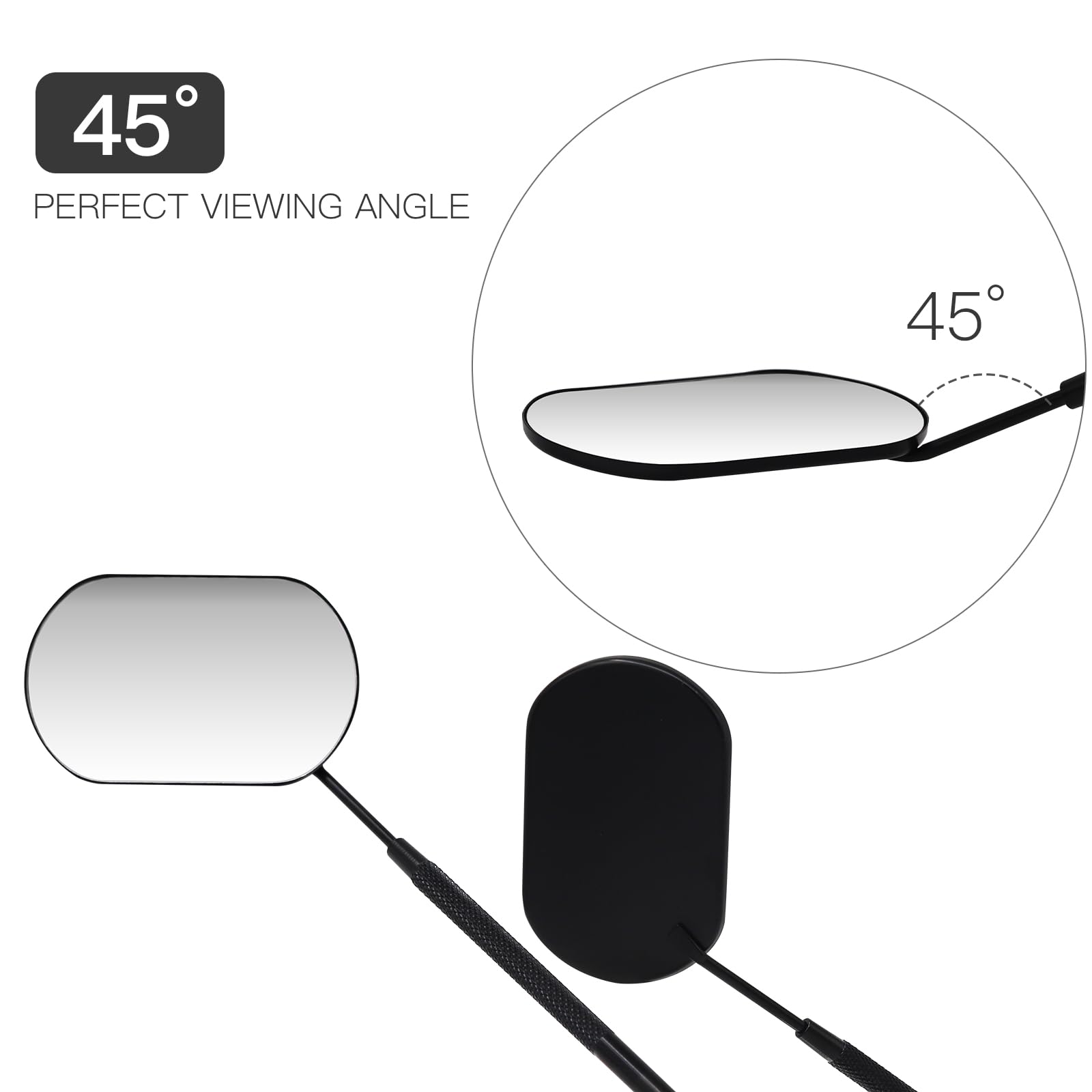 Pretty memory surgical steel lash mirror durable and rust-resistant