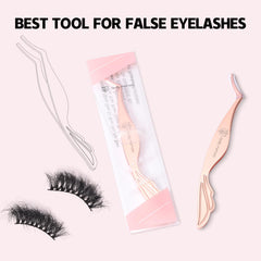 Pretty memory stainless steel lash tool is durable and easy to clean.