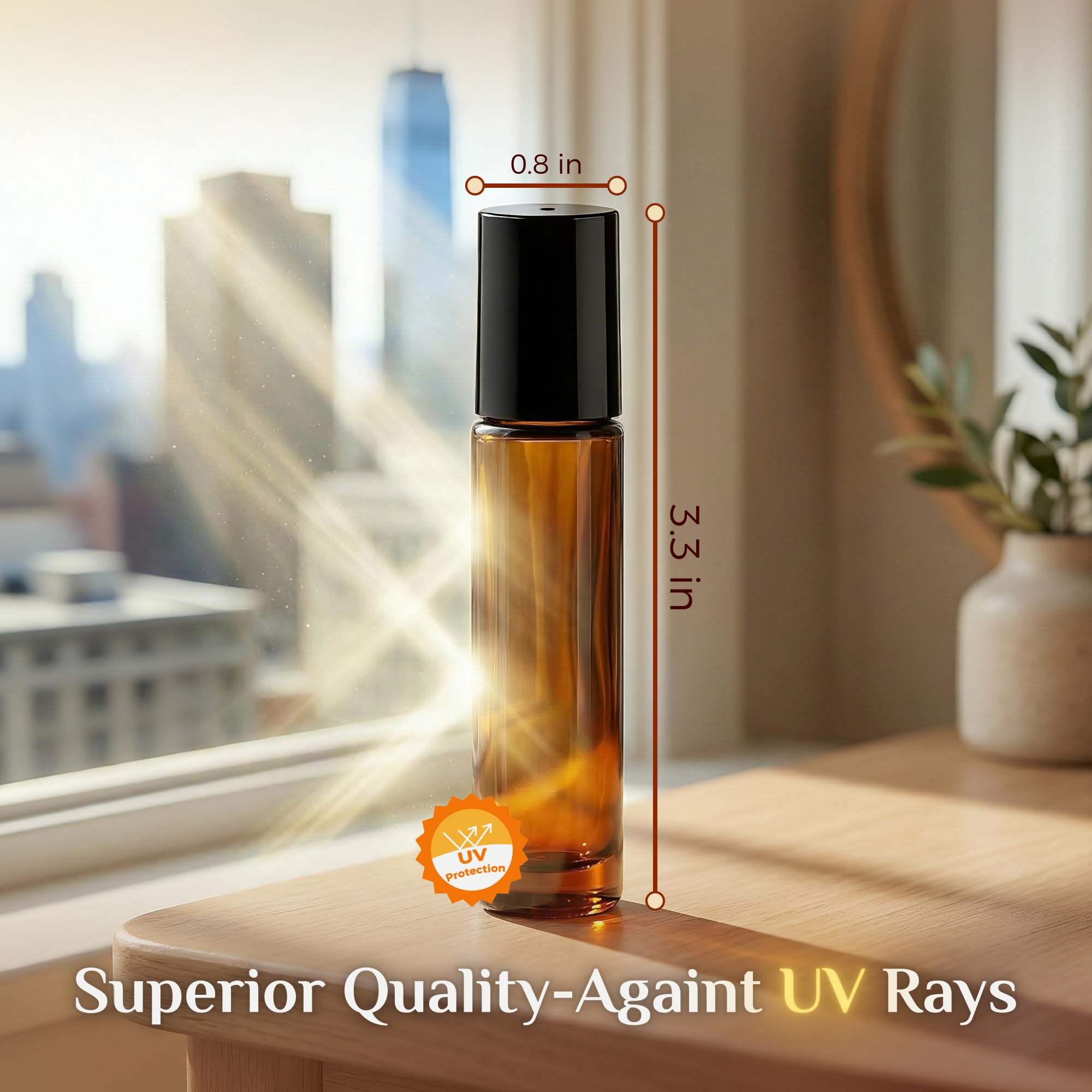 PrettyCare travel-friendly 10ml bottle fits purses and pockets.