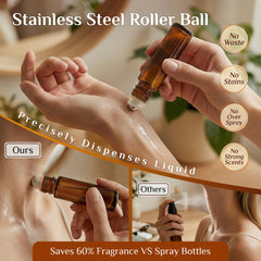 PrettyCare UV-protected amber glass preserves contents