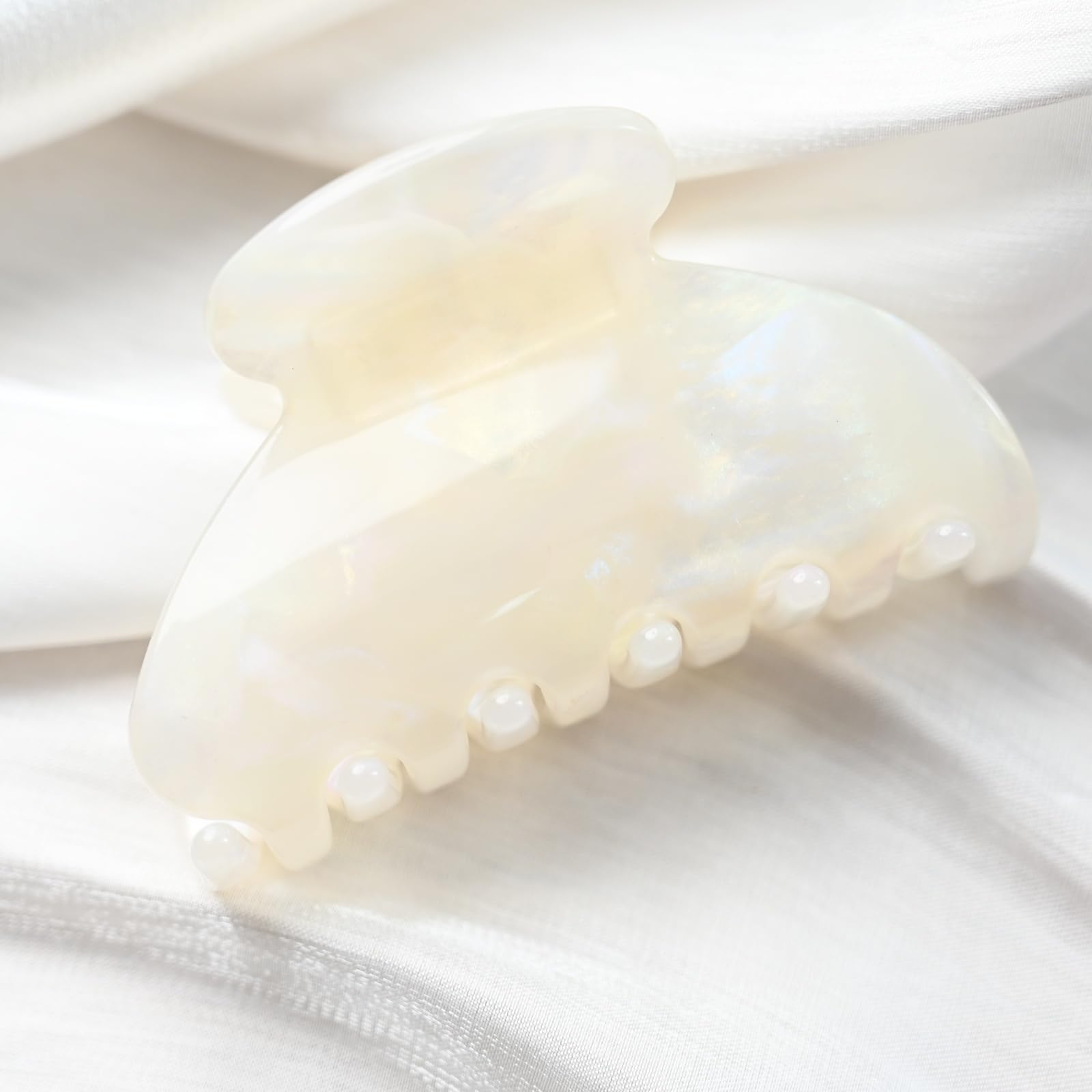 Prettyou pinza de pelo acetato con memoria de forma suave.